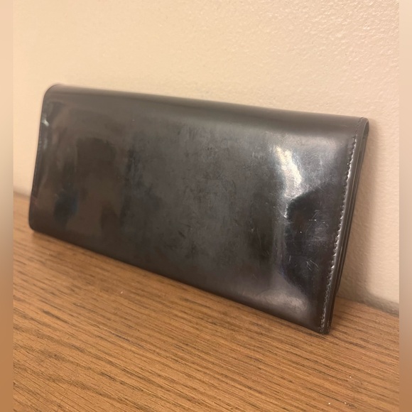 Salvatore Ferragamo Vintage Leather Wallet Gangini Black - Picture 2 of 13